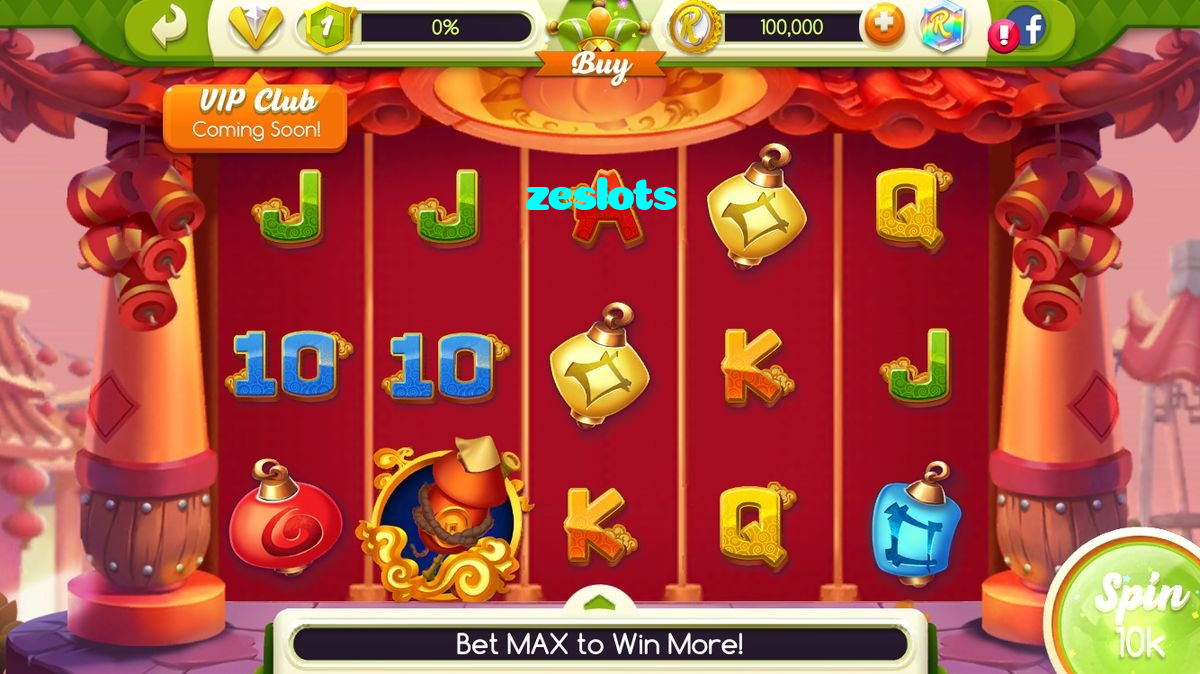zeslots casino presented on mobile device in Pakistan with slots and live games